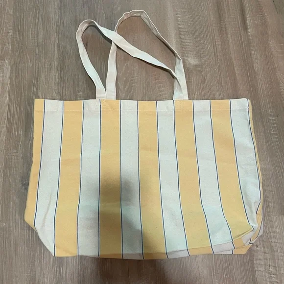 Sézane Bonjour Striped Tote Bag - Picture 2 of 2
